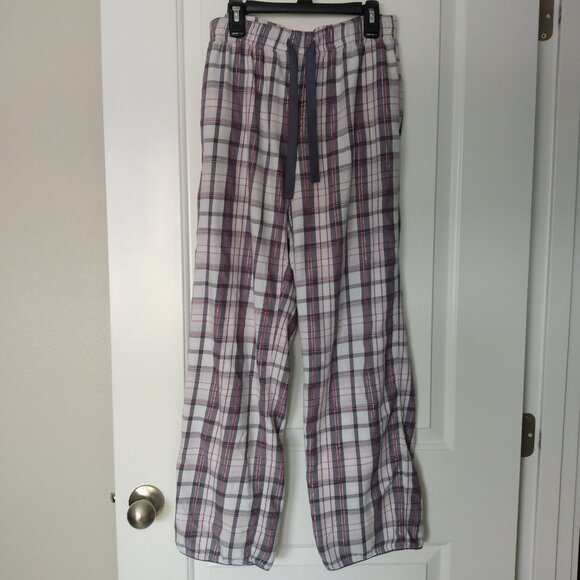 Victoria's Secret Other - Victoria's Secret Gray Pink Plaid Pajama Pants, Women's XS